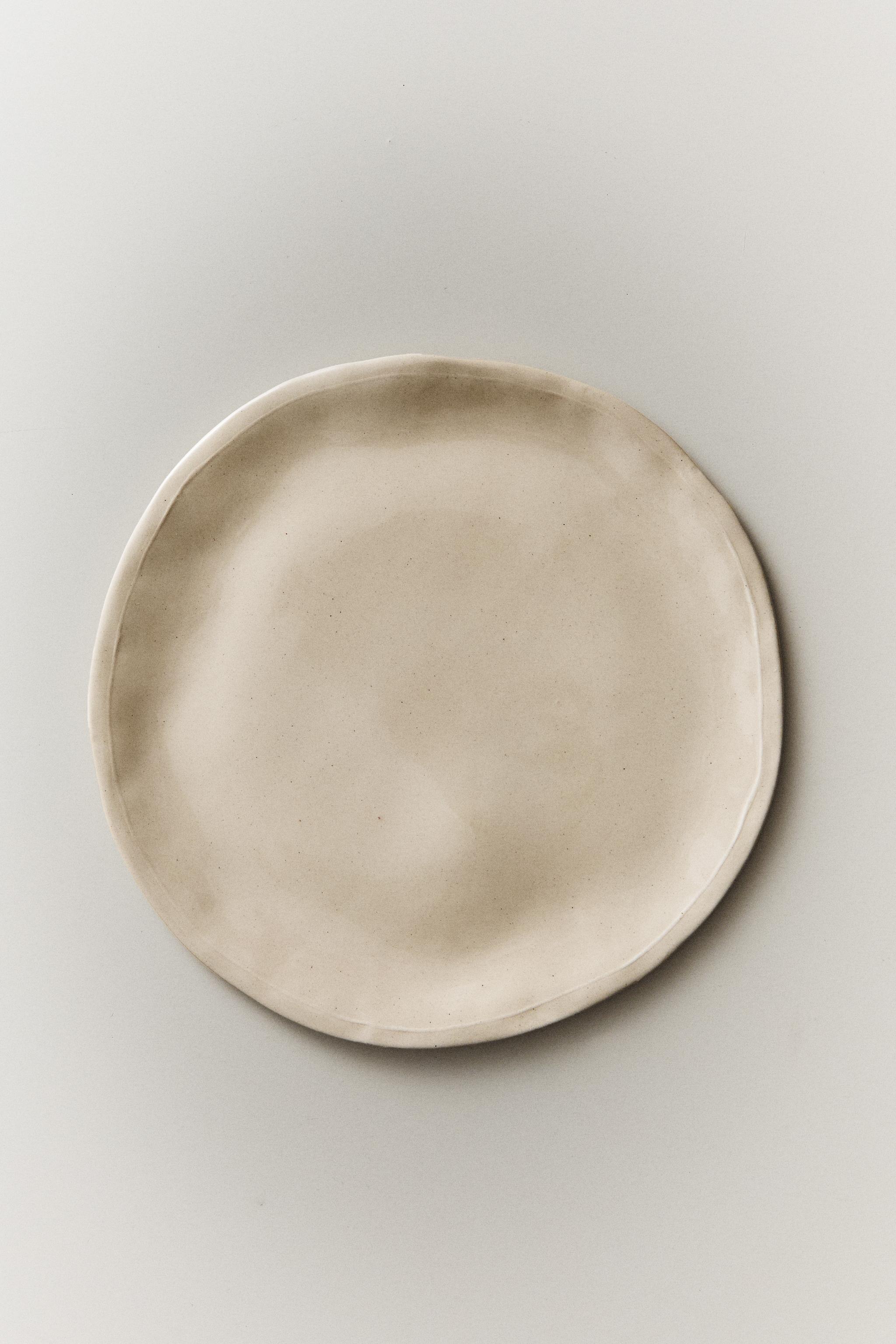 ASSIETTE PLATE GRÈS